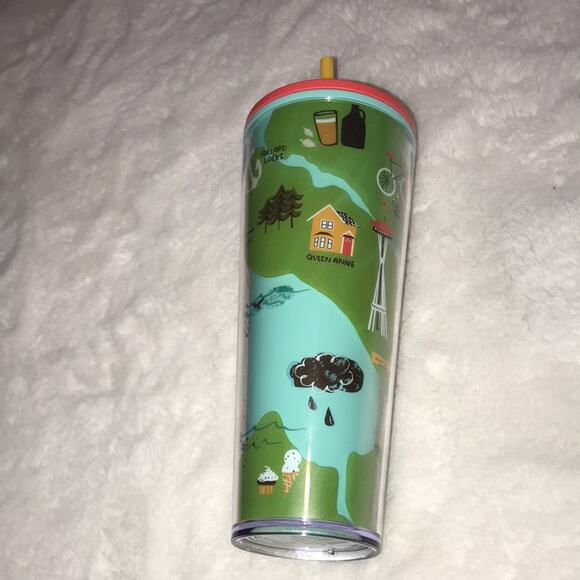 Starbucks Seattle Map Tumbler - Picture 2 of 5